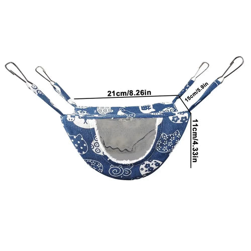 Ferret Hammock for Cage ,Guinea Pig Hideout Mouse Hammock Ferret