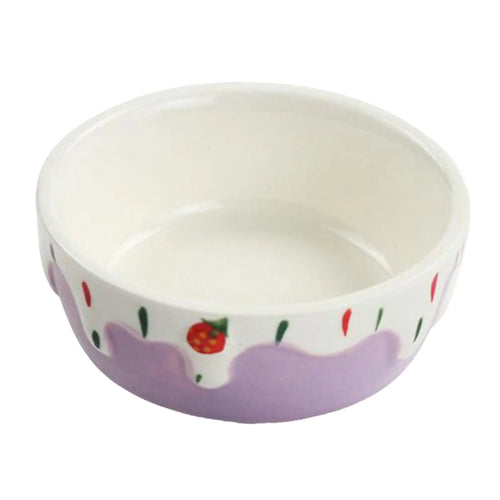 Hamster Food Bowl Easy to Clean Stable Anti Spill Portable Rabbit Food