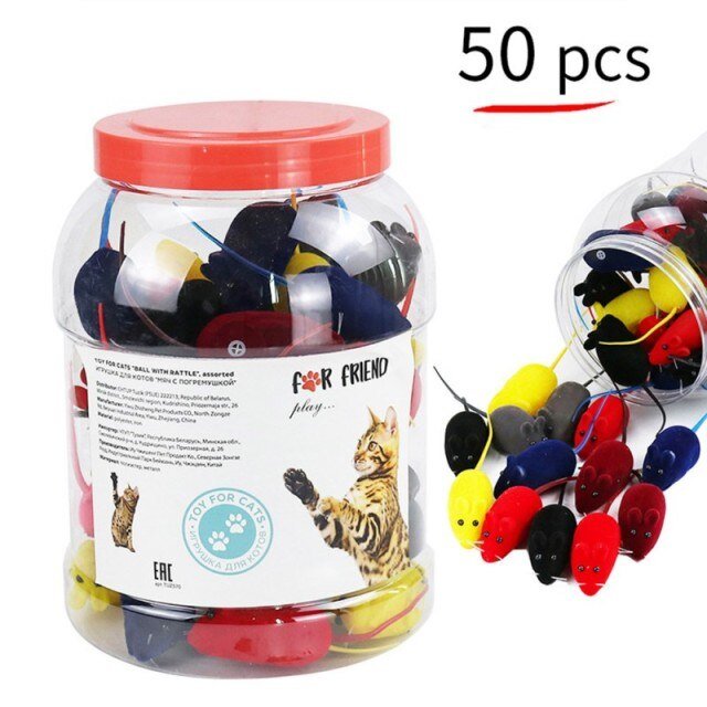 1Set Fun Rainbow Ball Cat Toy Colorful Ball Interactive Pet Kitten Scratch Natural Foam Ball Training Pet Supplies Product-6