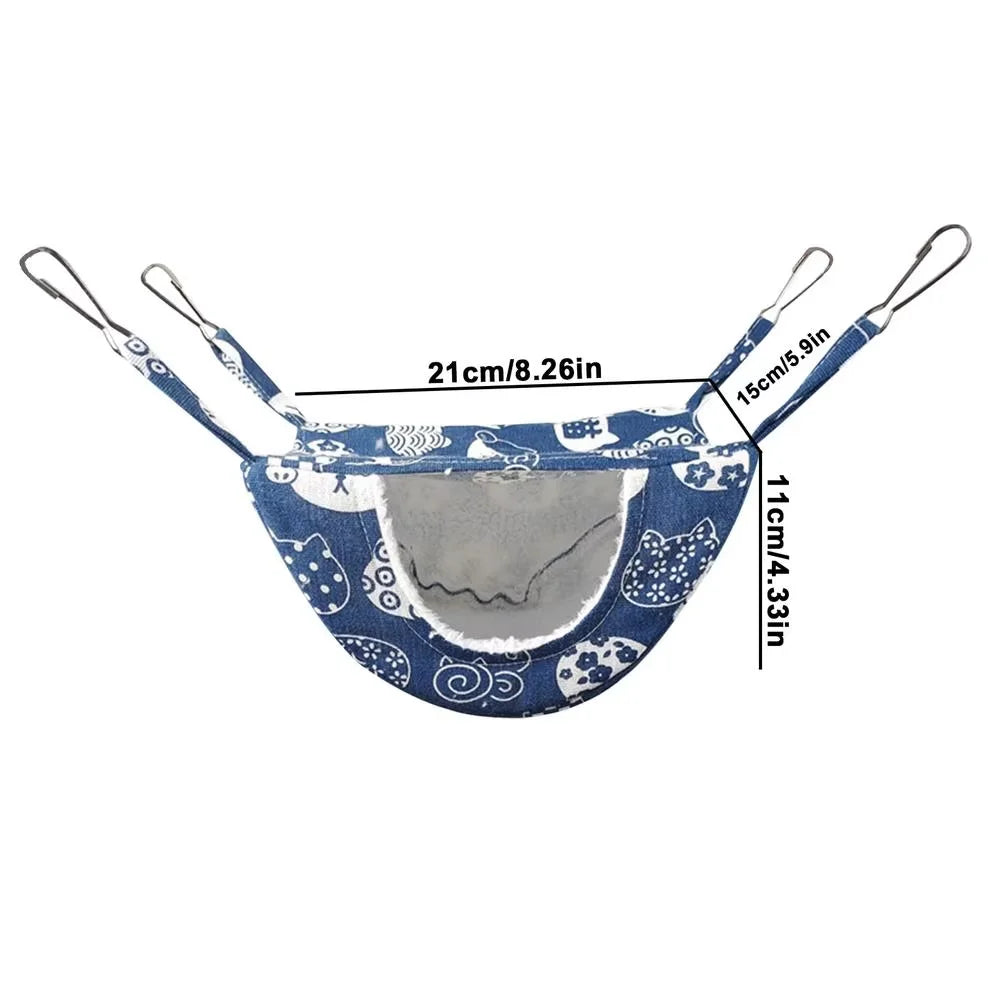 Ferret Hammock for Cage ，Guinea Pig Hideout Mouse Hammock Ferret