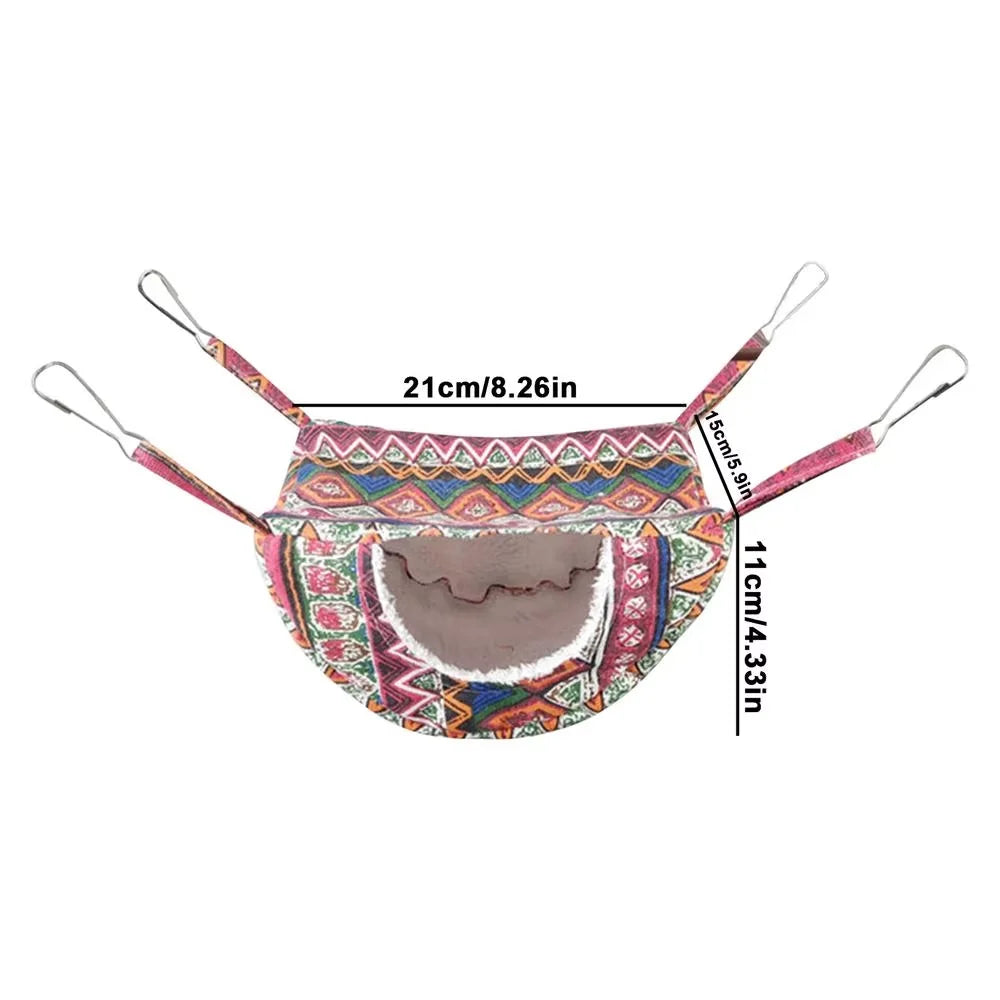 Ferret Hammock for Cage ，Guinea Pig Hideout Mouse Hammock Ferret