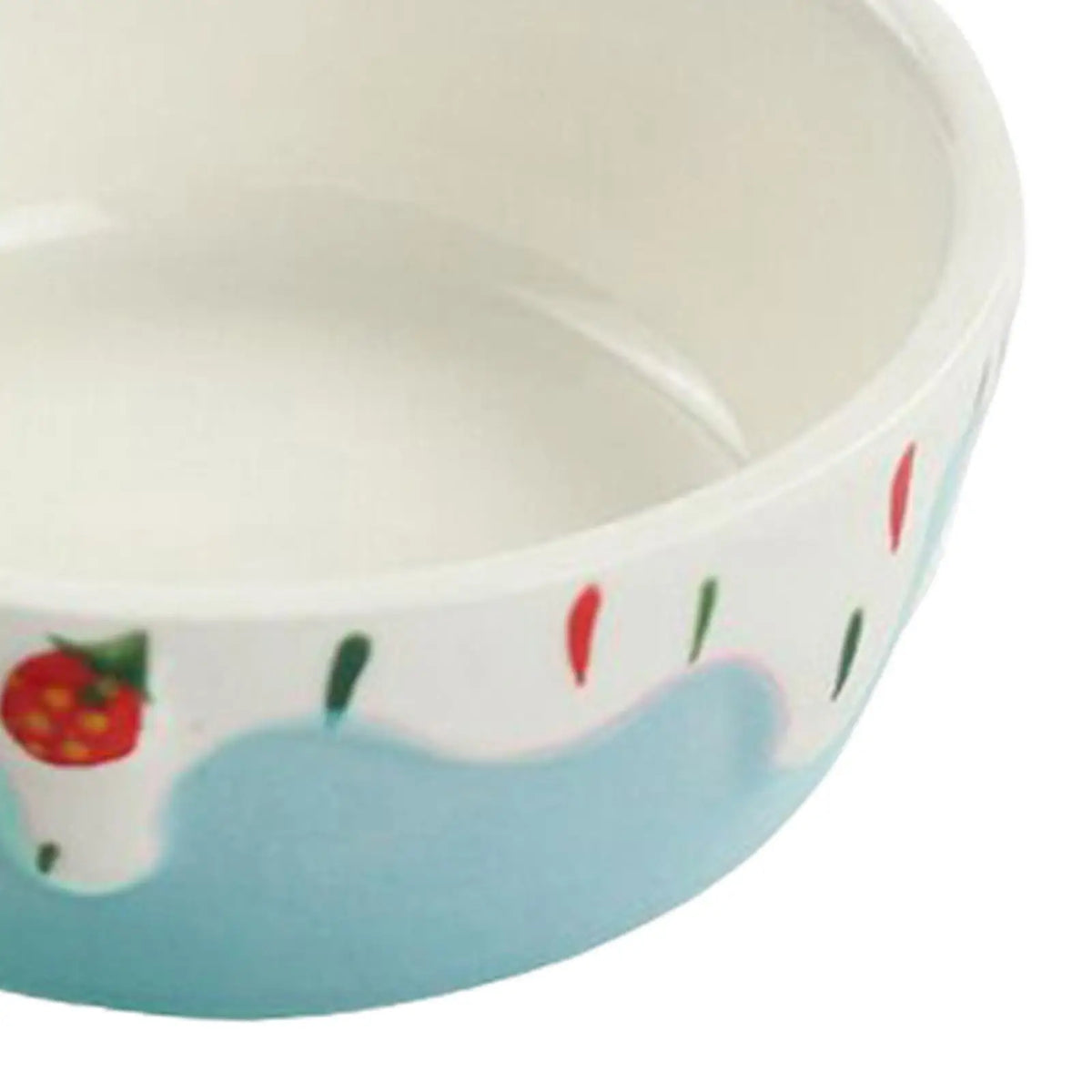 Hamster Food Bowl Easy to Clean Stable Anti Spill Portable Rabbit Food