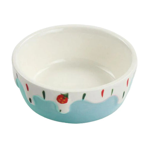 Hamster Food Bowl Easy to Clean Stable Anti Spill Portable Rabbit Food