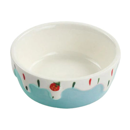 Hamster Food Bowl Easy to Clean Stable Anti Spill Portable Rabbit Food