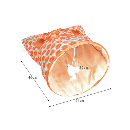 Foldable Cat Tunnel Interactive Pet Toy for Cats